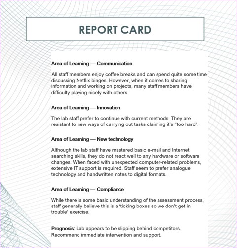 Is your lab 'future proof'? Or is your report card a 'could do better'?